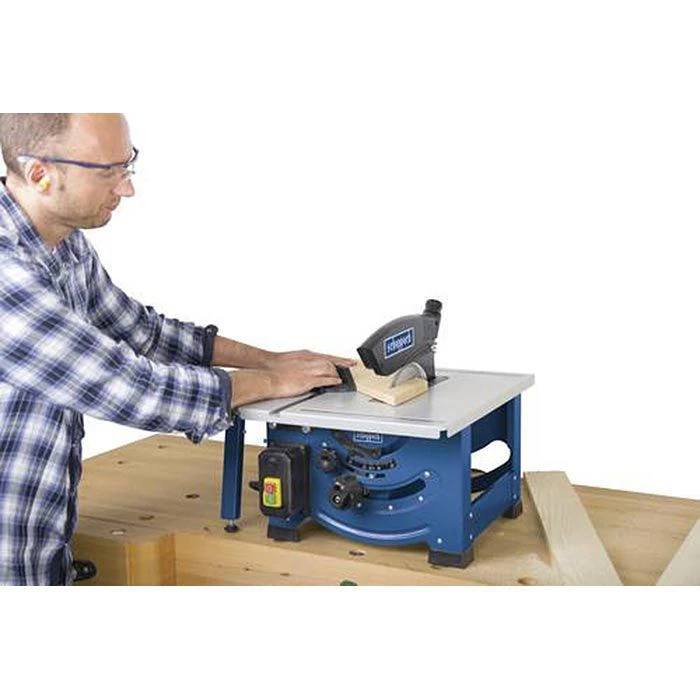 Scheppach Tischkreissäge HS80 5901302901, 210mm, 1200 W, Mit Winkel- Und Parallelanschlag 4 Scheppach Tischkreissäge HS80 5901302901, 210mm, 1200 W, Mit Winkel- Und Parallelanschlag – Bild 2