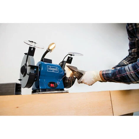 Scheppach - Schleiftrommel 550W (Induktionsmotor) - BG200 AL 6 Scheppach - Schleiftrommel 550W (Induktionsmotor) - BG200 AL – Bild 4