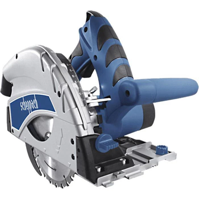 Scheppach Tauchsäge PL55, Handkreissäge, 1200W, Schnittleistung 55mm, Mit Führungsschiene 5 Scheppach Tauchsäge PL55, Handkreissäge, 1200W, Schnittleistung 55mm, Mit Führungsschiene – Bild 3