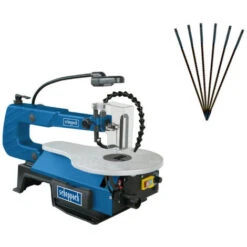 Pack SCHEPPACH Laubsäge 405 Mm - 120W - SD1600V - Satz Von 6 Sägeblättern - 10 Zähne