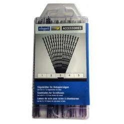DEKUPIERSÄGE SCHEPPACH DECO-FLEX SÄGE BANDSÄGE +184 TOOL-KIT 60 KIT SÄGEBLÄTTER -Scheppach 38690341 4