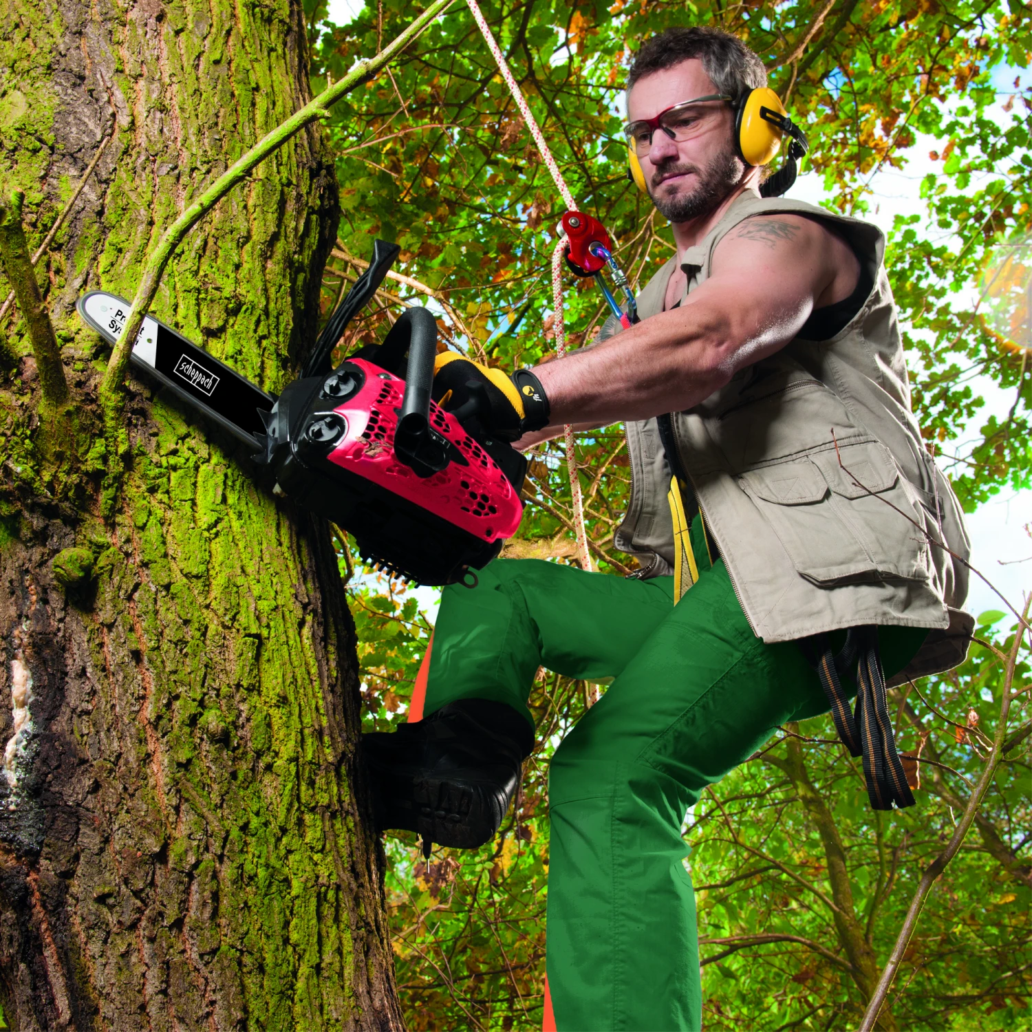 Scheppach Benzin-Kettensäge 'CSP2540' 1 PS 25,4 Cm 6 Scheppach Benzin-Kettensäge 'CSP2540' 1 PS 25,4 Cm – Bild 4