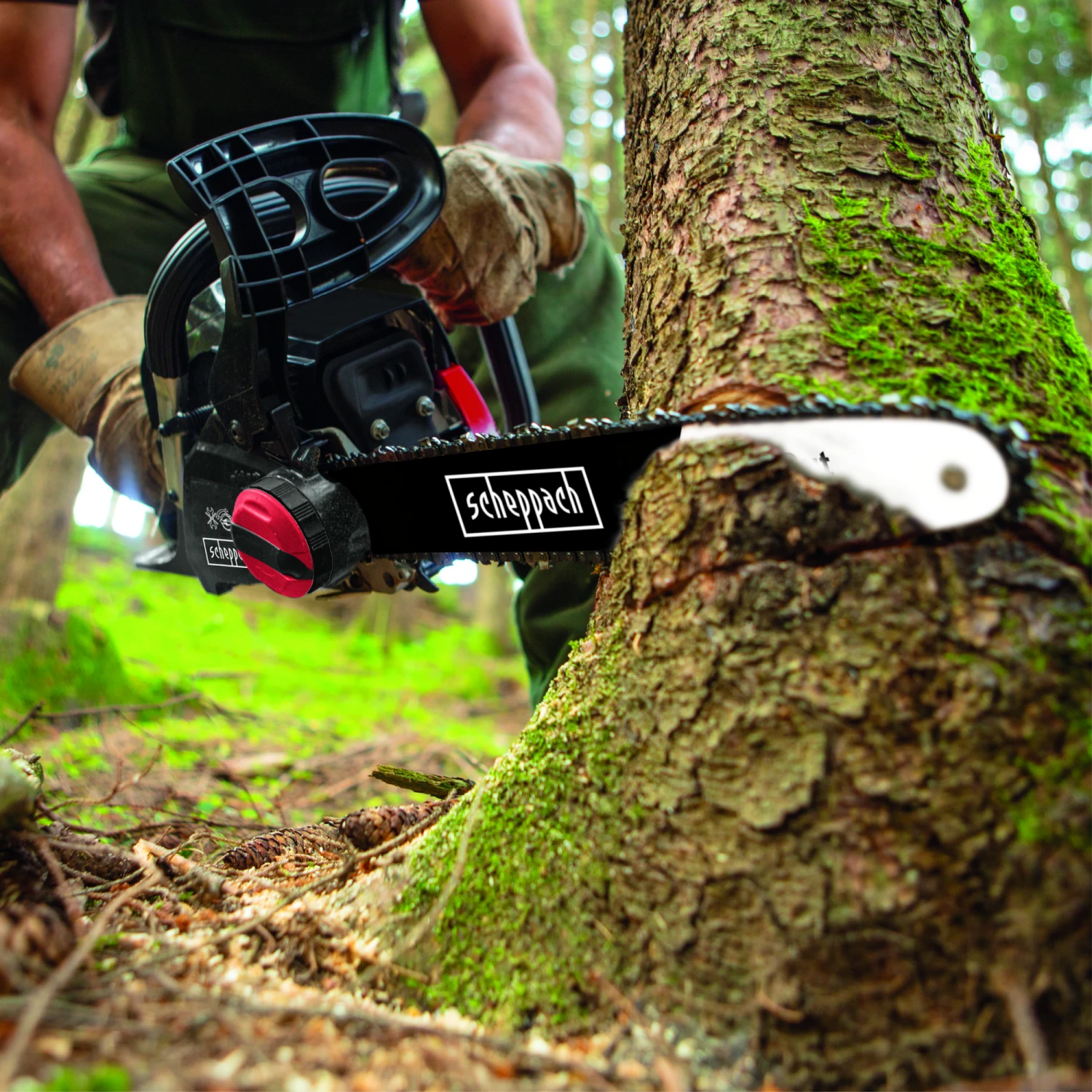 Scheppach Benzin-Kettensäge 'CSP41' 1,9 PS 40 Cm 6 Scheppach Benzin-Kettensäge 'CSP41' 1,9 PS 40 Cm – Bild 4