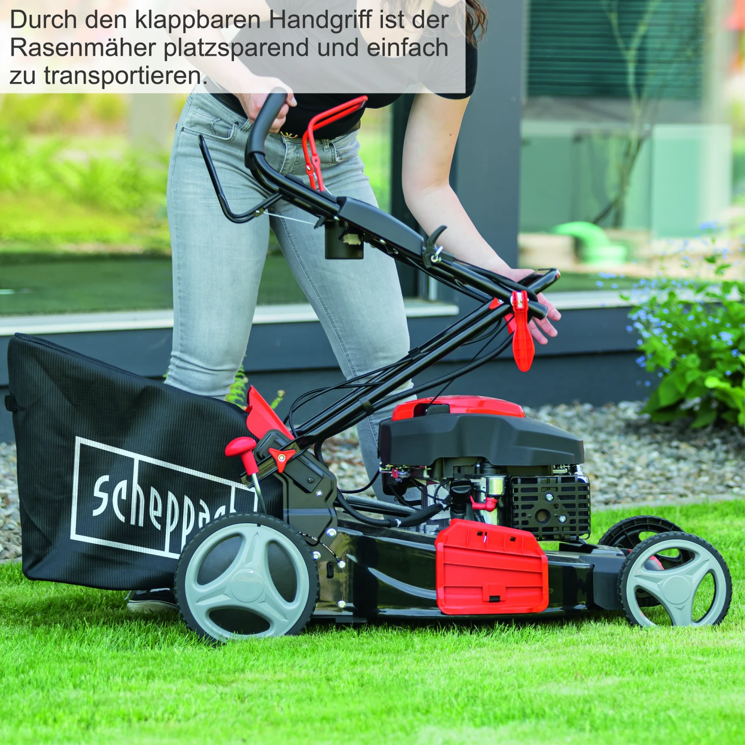 Scheppach Benzin-Rasenmäher 'MS200-51E' 3,8 KW 1600 M² 4 Scheppach Benzin-Rasenmäher 'MS200-51E' 3,8 KW 1600 M² – Bild 2