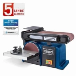 Scheppach Bandschleifer Tellerschleifer Schleifmaschine BTS800 150 Mm 370 W