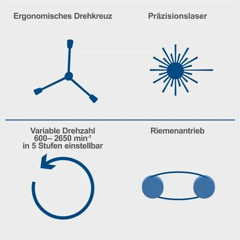 Scheppach Tischbohrmaschine DP16VLS + Laser 1,5-13mm Bohrfutter + Schraubstock 6 Scheppach Tischbohrmaschine DP16VLS + Laser 1,5-13mm Bohrfutter + Schraubstock – Bild 4