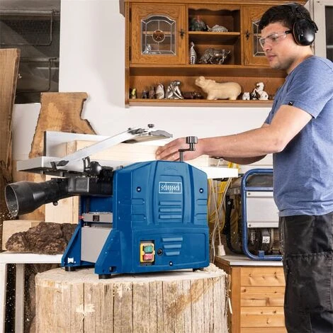 Scheppach Abricht- Und Dickenhobelmaschine Hobel HMS860 204 Mm Hobelbreite 1500W 7 Scheppach Abricht- Und Dickenhobelmaschine Hobel HMS860 204 Mm Hobelbreite 1500W – Bild 5