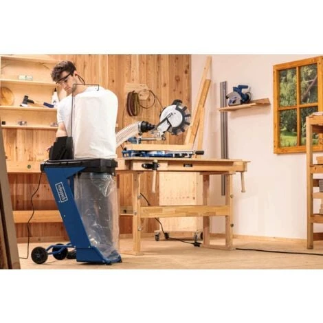 Scheppach Absauganlage DC500 75L 1150 M³/h Inkl. 4-tlg. Adapter-Set 5 Scheppach Absauganlage DC500 75L 1150 M³/h Inkl. 4-tlg. Adapter-Set – Bild 3