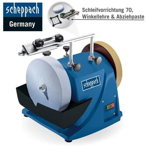 Scheppach Nass-Schleifsystem Tiger 2000S Nassschleifmaschine Mit Zubehör 200mm 4 Scheppach Nass-Schleifsystem Tiger 2000S Nassschleifmaschine Mit Zubehör 200mm – Bild 2