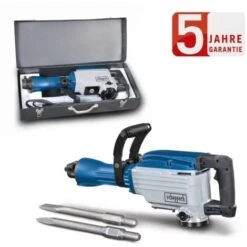 Scheppach Abbruchhammer AB1600 1600W Stemmhammer 16 KG Meißelhammer Schlaghammer