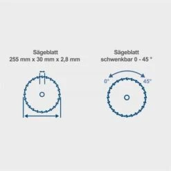Scheppach Tischkreissäge HS100S 2000 W, Mit Untergestell, 2 Tischverbreiterungen 11 Scheppach Tischkreissäge HS100S 2000 W, Mit Untergestell, 2 Tischverbreiterungen -Scheppach 43864083 5