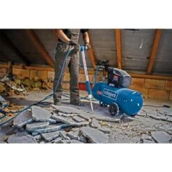 Scheppach Doppelzylinder Druckluft Kompressor HC105DC 100L Ölfrei 10 Bar 2,5 PS 11 Scheppach Doppelzylinder Druckluft Kompressor HC105DC 100L Ölfrei 10 Bar 2,5 PS -Scheppach 43864326 5