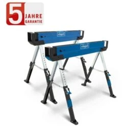Scheppach Sägebock MWB600 Sägehilfe Säge Gestell Holzschneidebock 2 Stück Set