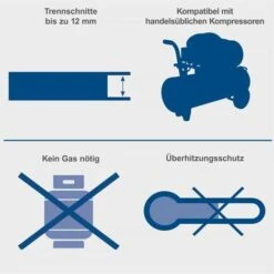 Scheppach Plasmaschneider PLC40 Bis 12 Mm Druckluftschlauch 3 Düsen 3 Elektroden -Scheppach 43864518 4