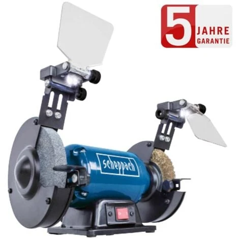 Scheppach Doppelschleifer SM150LB 150mm Bürstenmaschine Schleifbock 400Watt 230V 3 Scheppach Doppelschleifer SM150LB 150mm Bürstenmaschine Schleifbock 400Watt 230V