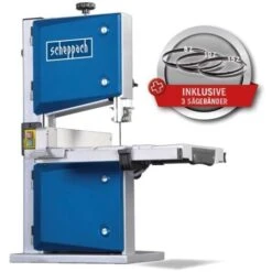 Scheppach Bandsäge HBS30 Ausziehbarer Tisch Bis 520mm Inkl. 3 Sägeblätter Holz