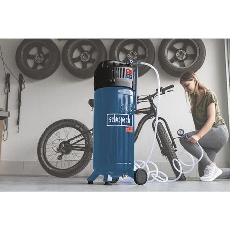 Scheppach Druckluft Kompressor 50L Luftkompressor 10bar 2PS + 13tlg. Set HC51V/VC52 6 Scheppach Druckluft Kompressor 50L Luftkompressor 10bar 2PS + 13tlg. Set HC51V/VC52 – Bild 4