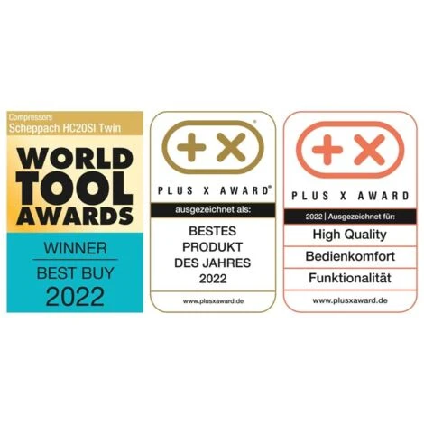 Scheppach Ultra Silent Ölfrei Kompressor HC20Si Twin Flüster Leise Doppeltank 7 Scheppach Ultra Silent Ölfrei Kompressor HC20Si Twin Flüster Leise Doppeltank – Bild 5