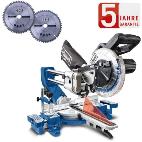 Scheppach Kapp Und Gehrungssäge HM90SL Zugsäge Kappsäge 216mm 2.Sägeblatt 3 Scheppach Kapp Und Gehrungssäge HM90SL Zugsäge Kappsäge 216mm 2.Sägeblatt