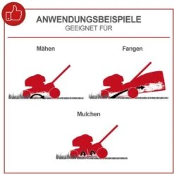 Scheppach Benzin Rasenmäher MS173-51 4,1PS 6in1 Mit Antrieb Breite 51cm 0,6 L Öl 9 Scheppach Benzin Rasenmäher MS173-51 4,1PS 6in1 Mit Antrieb Breite 51cm 0,6 L Öl -Scheppach 47475625 3