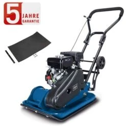 Scheppach Benzin Rüttelplatte HP1900S 5,6PS 17kN Fahrvorrichtung Gummimatte