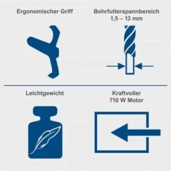 Scheppach Tischbohrmaschine DP60 710 W Laser LED 13 Mm Bohrfutter Handgriff 11 Scheppach Tischbohrmaschine DP60 710 W Laser LED 13 Mm Bohrfutter Handgriff -Scheppach 48729444 5