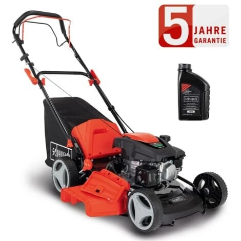 Scheppach Benzin Rasenmäher MS161-46 3,5PS 6in1 Mit Antrieb Breite 46cm 0,6 L Öl 3 Scheppach Benzin Rasenmäher MS161-46 3,5PS 6in1 Mit Antrieb Breite 46cm 0,6 L Öl
