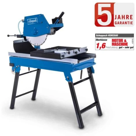 Scheppach Steintrennmaschine Fliesenschneider HSM3500 Mit Diamanttrennscheibe 3 Scheppach Steintrennmaschine Fliesenschneider HSM3500 Mit Diamanttrennscheibe