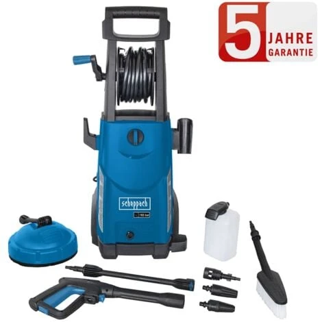 Scheppach Hochdruckreiniger HCE2200, 165 Bar, Flächenreiniger Bürsten +Zubehör 3 Scheppach Hochdruckreiniger HCE2200, 165 Bar, Flächenreiniger Bürsten +Zubehör