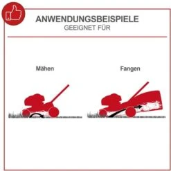 Scheppach Benzin Rasenmäher RM420 3in1 3,3PS Schnittbreite 42cm 0,6 L Öl -Scheppach 52555130 3