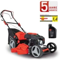 Scheppach Benzin Rasenmäher MS225-53 7PS 6in1 Mit Antrieb Breite 53cm 0,6 L Öl