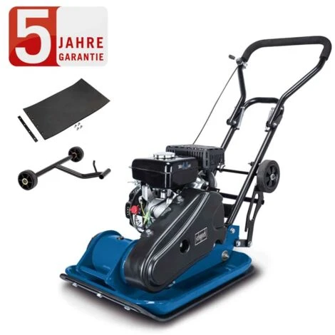 Scheppach Benzin Rüttelplatte HP2300S 5,6PS 23kN Fahrvorrichtung Gummimatte 3 Scheppach Benzin Rüttelplatte HP2300S 5,6PS 23kN Fahrvorrichtung Gummimatte