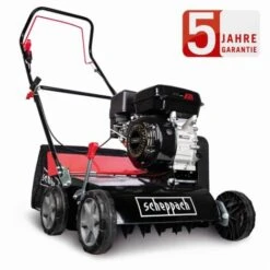 Scheppach Benzin Vertikutierer SC40P, 40 Cm Arbeitsbreite, 4,2 KW, 18 Messer