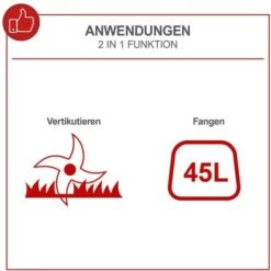 Scheppach Benzin Vertikutierer SC40P, 40 Cm Arbeitsbreite, 4,2 KW, 18 Messer 9 Scheppach Benzin Vertikutierer SC40P, 40 Cm Arbeitsbreite, 4,2 KW, 18 Messer -Scheppach 53947815 3