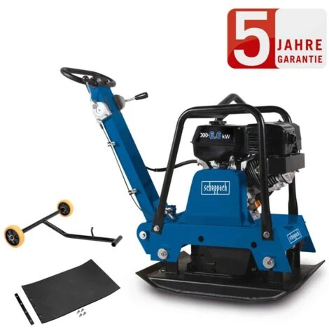 Scheppach Rüttelplatte Verdichter Reversierbar HP3000S 9PS + Fahrvorrichtung 3 Scheppach Rüttelplatte Verdichter Reversierbar HP3000S 9PS + Fahrvorrichtung
