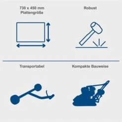 Scheppach Rüttelplatte Verdichter Reversierbar HP3000S 9PS + Fahrvorrichtung 10 Scheppach Rüttelplatte Verdichter Reversierbar HP3000S 9PS + Fahrvorrichtung -Scheppach 54888110 4