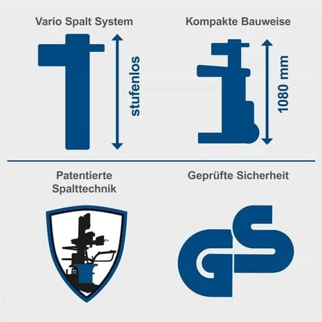 Scheppach Holzpalter Compact 15T Stehend 400V 3500W Max. Spaltgut 1070x450mm 5 Scheppach Holzpalter Compact 15T Stehend 400V 3500W Max. Spaltgut 1070x450mm – Bild 3