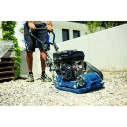 Scheppach Rüttelplatte HP 1100 S 4.000 W 163 Ccm Inkl. Matte Und Fahrwerk -Scheppach 59903747 4