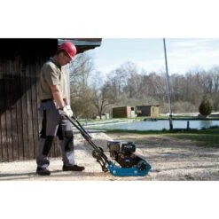 Scheppach Benzin Rüttelplatte HP1300S 4,8 KW 5,6 PS Mit Fahrvorrichtung Rüttler -Scheppach 59903943 4