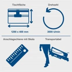 Scheppach Fliesenschneider FS3600 900W 920x36mm Fliesenschneidemaschine 11 Scheppach Fliesenschneider FS3600 900W 920x36mm Fliesenschneidemaschine -Scheppach 60031348 5