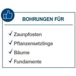 Scheppach Benzin Erdbohrer 1,97 PS Pfahlbohrer Erdbohrgerät 52 Ccm EB2000 9 Scheppach Benzin Erdbohrer 1,97 PS Pfahlbohrer Erdbohrgerät 52 Ccm EB2000 -Scheppach 60748514 3