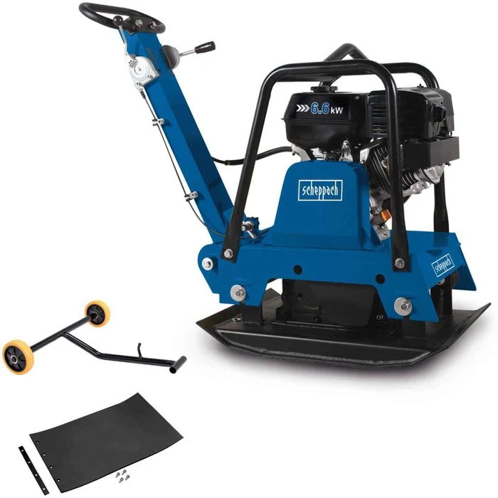 Scheppach Rüttelplatte HP3000S, Benzin, Vor- Und Rücklauf, Verdichtungsdruck 30,5kN, 162kg 3 Scheppach Rüttelplatte HP3000S, Benzin, Vor- Und Rücklauf, Verdichtungsdruck 30,5kN, 162kg