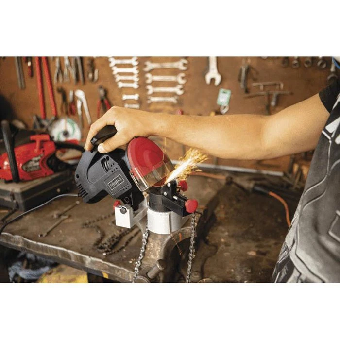 Scheppach Schärfgerät KS1200 Sägekettenschärfgerät, Für Sägeketten 4 Scheppach Schärfgerät KS1200 Sägekettenschärfgerät, Für Sägeketten – Bild 2