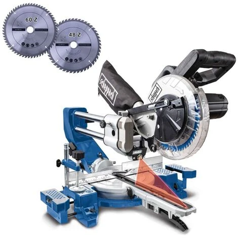 Scheppach Kapp Und Gehrungssäge HM90SL Zugsäge Kappsäge 216mm Set Mit UG200 4 Scheppach Kapp Und Gehrungssäge HM90SL Zugsäge Kappsäge 216mm Set Mit UG200 – Bild 2