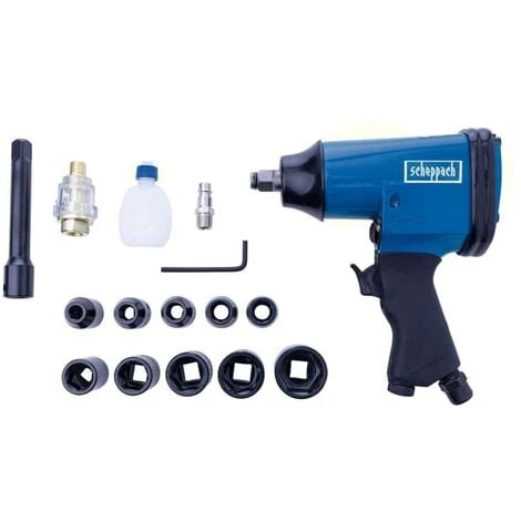Scheppach Druckluft Schlagschrauber Set Inkl. Transportkoffer 3 Scheppach Druckluft Schlagschrauber Set Inkl. Transportkoffer