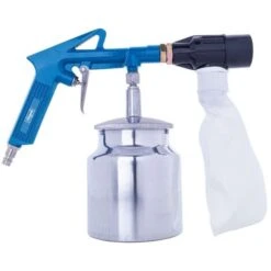 Scheppach Druckluft Sandstrahlpistole 4bar Düsen Strahlmittel Auffangbeutel 9 Scheppach Druckluft Sandstrahlpistole 4bar Düsen Strahlmittel Auffangbeutel -Scheppach 64973157 4