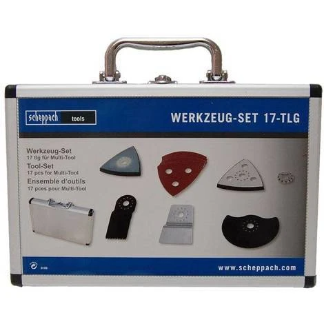 Scheppach Multi-Tool-Werkzeug-Set 17tlg Im Aluminium-Werkzeugkoffer 3 Scheppach Multi-Tool-Werkzeug-Set 17tlg Im Aluminium-Werkzeugkoffer