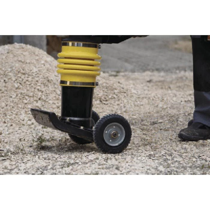 Scheppach Vibrationsstampfer VS1000, Benzin, 10 KN Verdichtungsdruck, 80 Kg, Inkl. Fahrwerk 4 Scheppach Vibrationsstampfer VS1000, Benzin, 10 KN Verdichtungsdruck, 80 Kg, Inkl. Fahrwerk – Bild 2