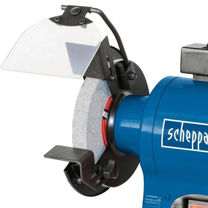 Scheppach Kombischleifer BGS700, 250 Watt, Schleifstein 150 Mm Ø, Schleifband 50 X 686 Mm 4 Scheppach Kombischleifer BGS700, 250 Watt, Schleifstein 150 Mm Ø, Schleifband 50 X 686 Mm – Bild 2
