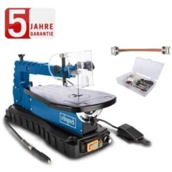 Scheppach Dekupiersäge DECO MAX 405mm 64-tlg. Werkzeugset Flexible Welle LED